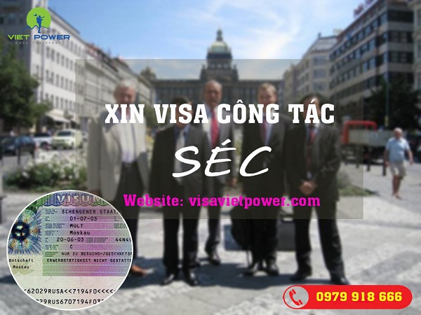 Xin visa công tác séc